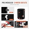 VEVOR Collapsible Rain Barrel, 53 Gallon/201 L Portable Rain Water Collection Barrel, PVC Rainwater Collection System with Spigots and Overflow Kit, Water Barrel for Garden Water Catcher #4