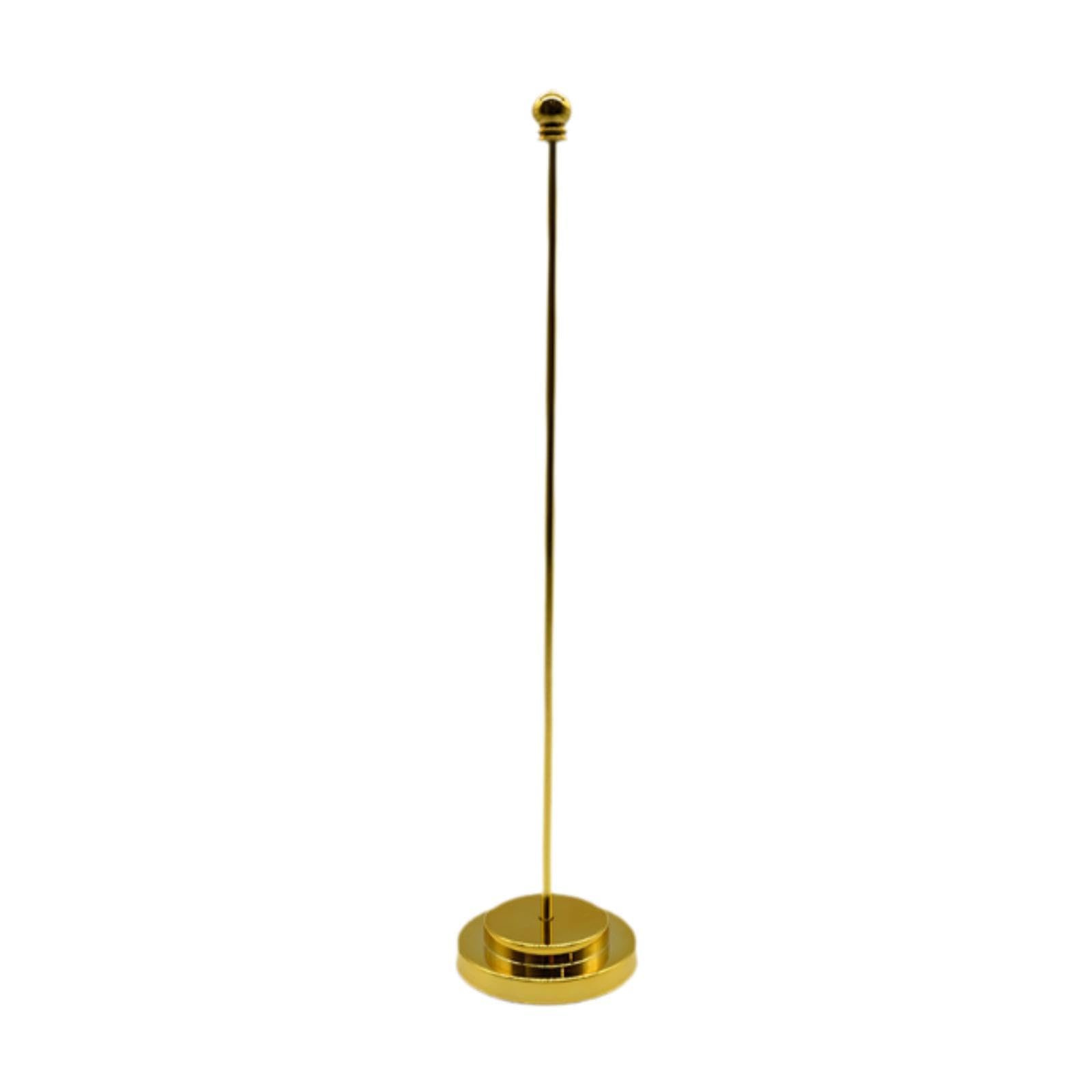 Holder PartyPoleNot Included Refillable DesktopHolder Gold|Flagpole Hardware|Outdoor Décor