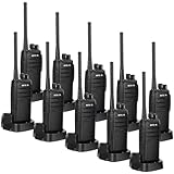 Retevis RT21 Walkie Talkies FRS Radio 2 Way Radios FCC 16CH CTCSS/DCS VOX License Free Two Way Radio (10 Pack)