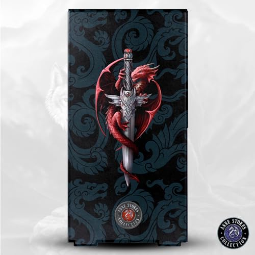 Skin Xbox Series X Anne Stokes Dragon Poignard idéal pour salon de gamer