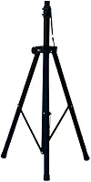 Suporte para Caixa de Som Universal, 5 a 15 Polegadas, Altura Ajustável 95cm a 1,80m, Aço de Alta Resistência, Preto