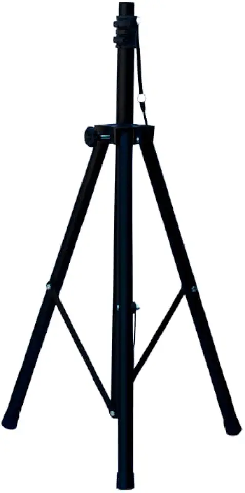 Suporte para Caixa de Som Universal, 5 a 15 Polegadas, Altura Ajustável 95cm a 1,80m, Aço de Alta Resistência, Preto