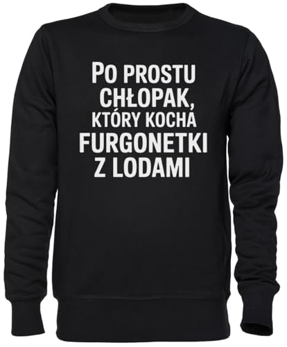 Sweat-shirt furgonetki z lodami noir pour vos sorties décontractées en ville