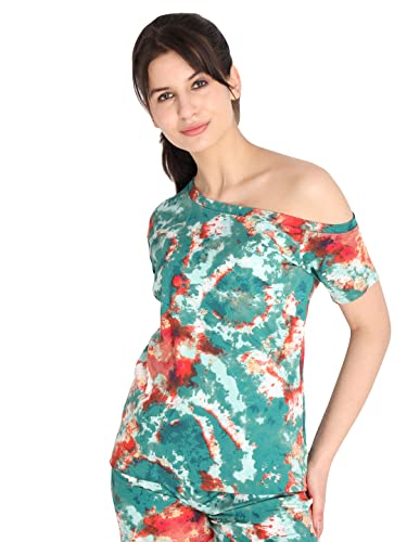 Image of CHKOKKO Women's Polyester Regular Fit Crop Top