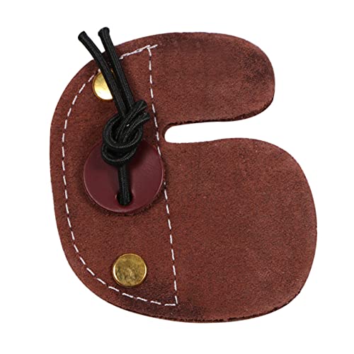 YARNOW 1Pc Durable Finger Guard for Protective Bowstring Cushion Lightweight Finger Design Accessories for Hunters and Target Shooters