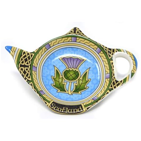 Scottish Thistle Tea Bag Holder Caddy Cover