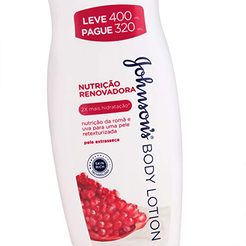 Hidratante Nutrição Renovadora, Johnson'S, Branco, 400 Ml