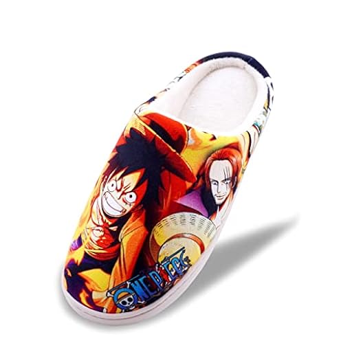 Roffatide Anime One Piece Luffy Fuzzy Pantuflas Zapatillas de casa Pantuflas con puntera cerrada Pantuflas ligeras con suela de goma 39 1/3-40 | Ya disponible en tu tienda friki favorita! En mundofriki.es!