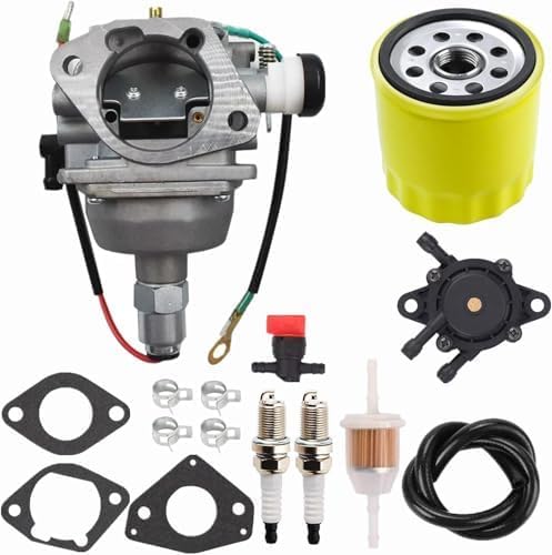16-853-01-S Carburetor for Kohler KT745-3011 1685301S 16 853 01-S ZT730 ZT740 Carburetor with Fuel Pump Oil Filter ZT730 ZT740 carburetor