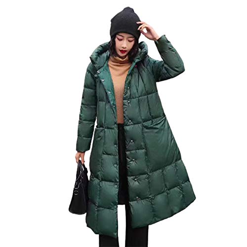 Doudoune hiver ultra légère AKT grand manteau vert en duvet taille XXL