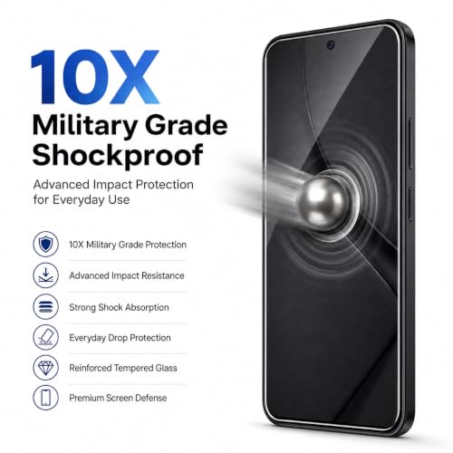 Image of ArmourPro 3D Borderless Tempered Glass for Redmi 15, Note 15 Pro, Poco F7 and Poco M7 Plus, Set of 2 HD Clear Screen Protectors with 3D Curved Edges, 9H Hardness, Oleophobic Coating, Case Friendly