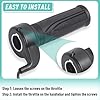 Kamrexi 20X Full Twist Throttle Grip for Ebike 12V-72V Twist Throttle Electric Bike, Mountain Bike Scooter, with Waterproof Connector #5