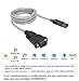 DTech Serial Cable to USB Adapter DB9 Male RS232 Port Supports Windows 11 10 8 7 Mac (6 Feet, PL2303)