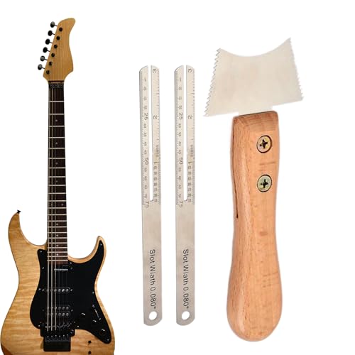 Scie de frette pour l'entretien de votre guitare acoustique sur votre plan de travail
