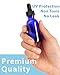 JUVITUS 1 oz / 30 ml Cobalt Blue Glass Boston Round Bottle with Graduated Measurement Glass Dropper (4 pack) + Funnel