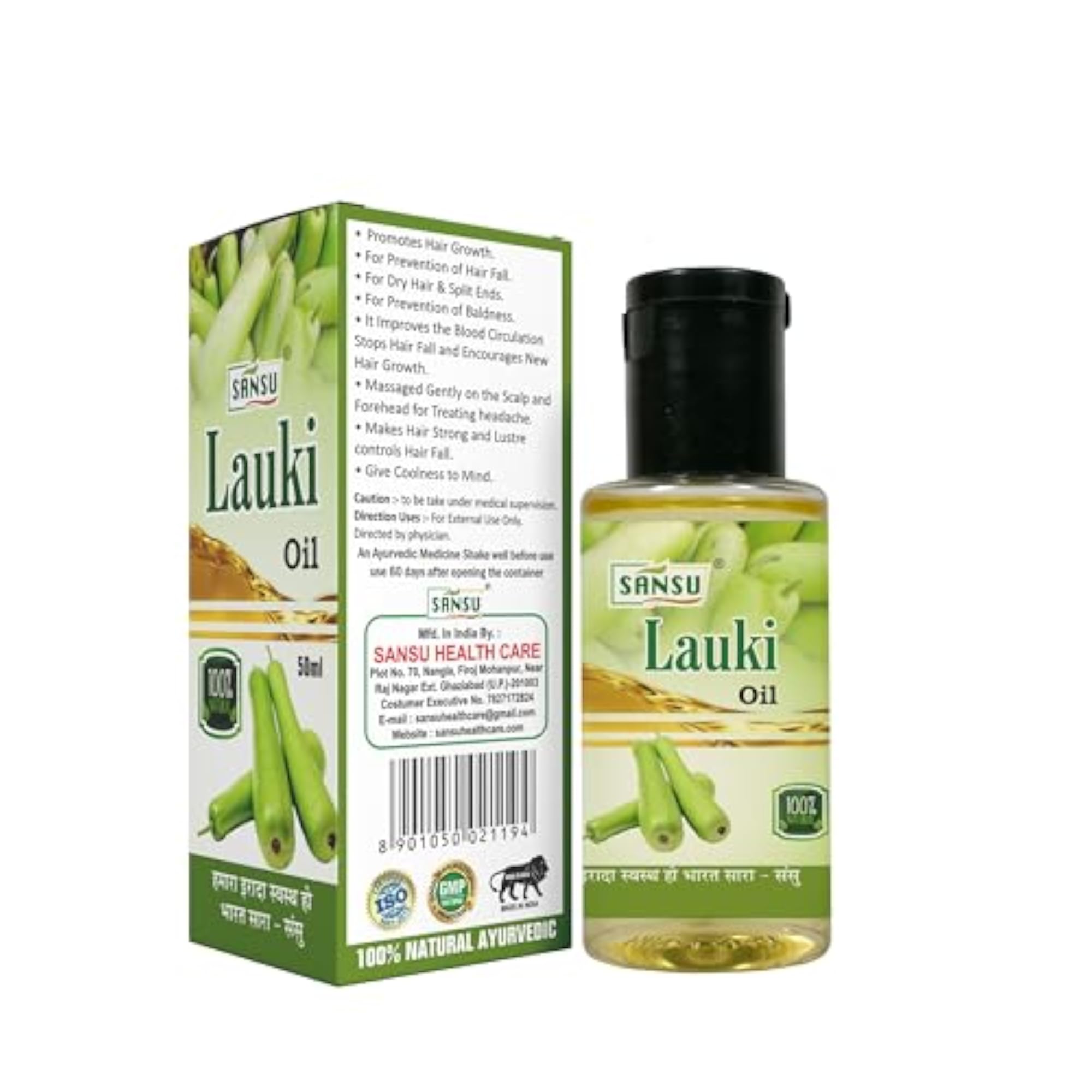 Lauki Hair Fall Anti Dandruff Hair Growth, 100ml