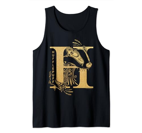Harry Potter Hufflepuff Glitter Tank Top