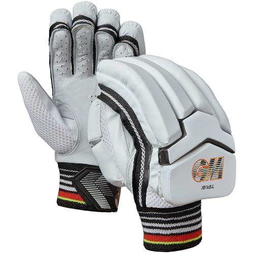 Gants de Cricket Junior GM Rival Droitier Petite Main Paume Cuir de Veau 470g