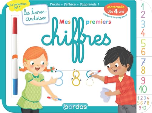 Les livres-ardoises - Mes premiers chiffres - Maternelle MS-GS (4-6 ans)