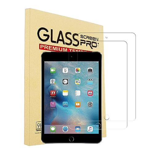 YINOVEEN 2 Pack Tempered Glass Screen Protector for 7.9 inch iPad Mini 5 /iPad Mini 4 Tablet, 9H Hardness, 99% Ultra HD, Case Friendly(Not Fit Mini 6)