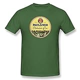 Nahtloser Doppelnadelkragen Das Oktoberfest Paulaner Brauerei-Bier Märzen der Männer deutsche Küche lustiges T-Shirt