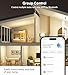 KLLOQUE Fingerprint Door Lock, Smart Fingerprint Door Knob with Lock, Biometric Door Locks with App Control & Key, Keyless Thumbprint Entry Door Locks for Bedroom, Front Door, Home, Apartment-Silver
