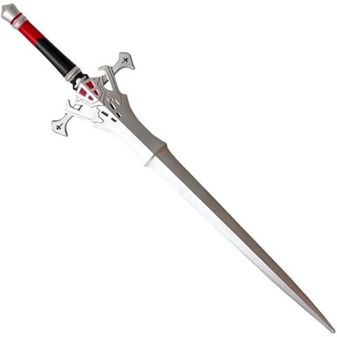 damdos Halloween Prop Cosplay Weapon 40" Slime's Sword,Final XVI Clive Rosfield Sword Cloud Strife Swords Birthdays Gifts Cover