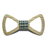 Paquete: 1 pajarita de madera.