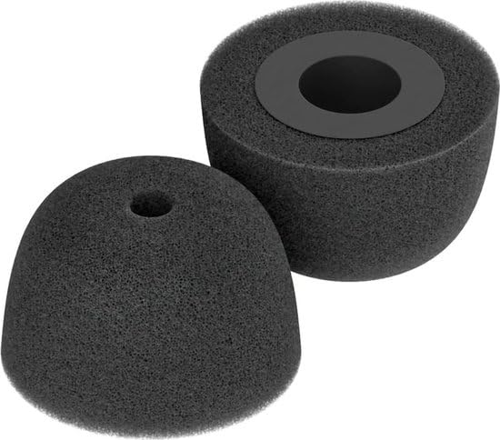 Menton eartips Sennheiser en mousse pour rester concentré au bureau et en voyage