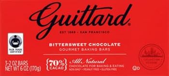 Amazon.com : Guittard, Bar Chocolate Baking Bittersweet, 2