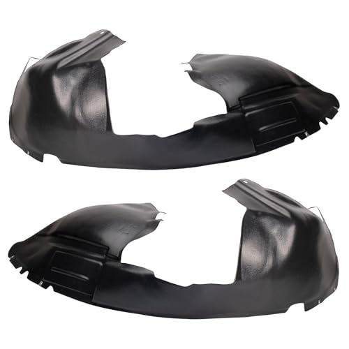 Image of TRQ Front Inner Fender Liner Set Driver & Passenger Side Compatible with 2004-2007 Chrysler Town & Country 2001-2007 Dodge Caravan CH1248113 CH1249113