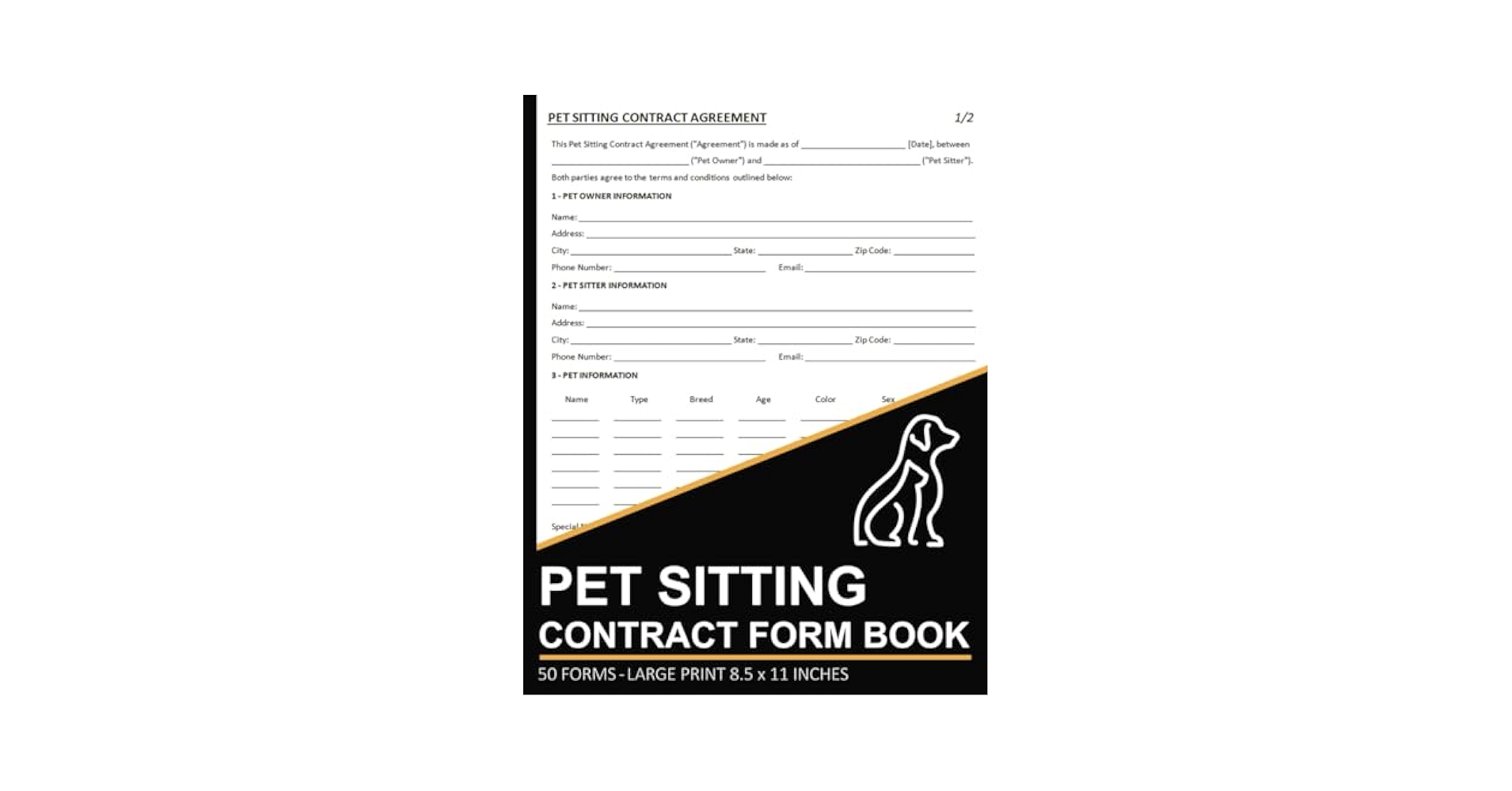 pet-sitting-contract-form-book-dog-cat-sitting-services-agreement-between-client-and-sitter-50-forms-publishing-guibi-fa-amazon-com-books for Free Printable Pet Sitting Contract Pet Sitting Contract Form Book: Dog / Cat Sitting Services Agreement Between Client and Sitter | 50 Forms: Publishing, Guibi.Fa: Amazon.com: Books for Free Printable Pet Sitting Contract