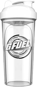 G Fuel Winter White 2.0 Shaker Bottle, Drink Mixer for Pre Workout, Protein, Smoothie, Meal Replacement Shakes, Energy Powder- 24 oz