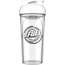 G Fuel Winter White 2.0 Shaker Bottle, Drink Mixer for Pre Workout, Protein, Smoothie, Meal Replacement Shakes, Energy Powder- 24 oz