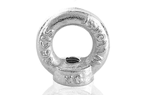 Ringmutter/Ösenmutter M6 DIN 582 Stahl verzinkt Ringmuttern - 10 Stück