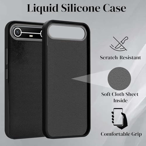 Image of Jkobi Rubberised Back Cover Case for Tecno Pova Slim (Textured Grip Design | Micro-Fiber Cloth Inside | Slim and Light Weight | Soft Touch and Feel)