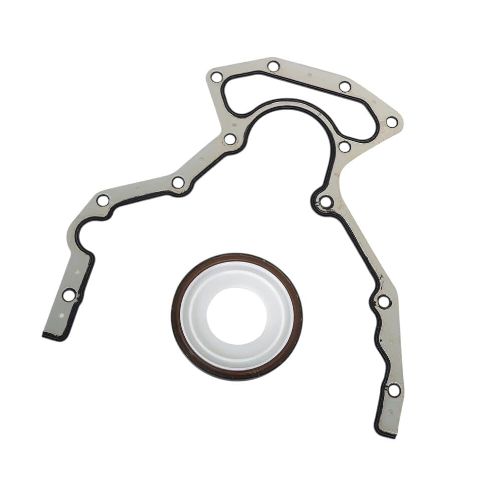 Rear Main Seal Block Cover Gasket Kit Fit for 1999-2013 Chevrolet Silverado 1500