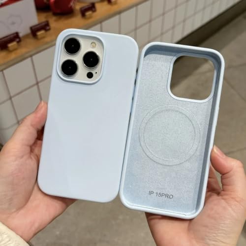 HJZSZX For iPhone 16 Plus�p �t�̎��C���C�����X�[�d�Ή��V���R���P�[�X�iFor iPhone 16 Plus�p�^���C�g�u���[�j