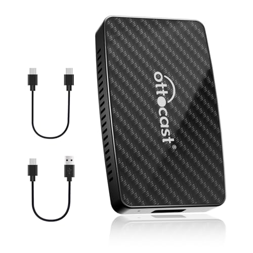 OTTOCAST Play2Video Pro – 2‑in‑1 drahtloser CarPlay‑ und Android