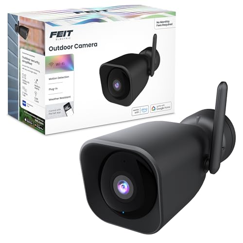 Feit Electric CAM/WM/WiFi 1080p HD Outdoor WiFi Smart Home Security Camera with Night Vision