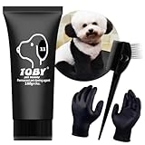 Generic Dog Hair Dye - Black-11, Non-toxic Pet Special Dye Paste, 4.93oz, Semi-permanent, DIY Animal Beauty, Permanent Dye Paste