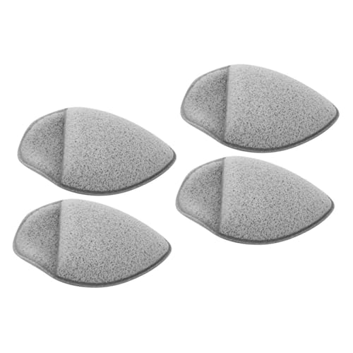 SHERCHPRY Éponges Exfoliantes Visage Réutilisables 4 Pièces Forme Goutte D’eau Doux pour Nettoyage Précis Peau Sensible Soins Visage Démaquillage