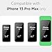 LoeoeL for iPhone 13 Pro Max Phone Case Silicone, Minimalist Ultra Thin Slim Soft Rubber Gel Solid Color Matte TPU Cute Case for Women Men, Girly Plain Aesthetic Design & Camera Cover, Black