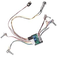 Electric guitar wire:it is well-made of premium and sturdy materials, safe and practical for using time,bass preamp active Bass preamp wiring circuit:small size and does not take up space it can make the sound clearer and more dynamic,EQ Preamp Circu...