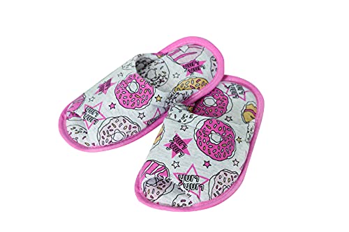 Pantufa meninas, Daisy Days, Mescla/Rosa, 29/30
