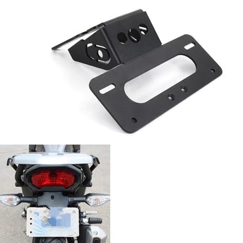 Support plaque immatriculation anti-vibration Versys-X300 - 5
