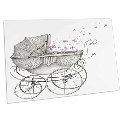 Tapete para escritorio con diseño gris y flores púrpuras