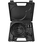 Gunpla 21pcs Hole Saw Set 19-152mm, High Carbon Steel Durable Wood Hole saws for sawing Downlight Plywood Drywall Plastic