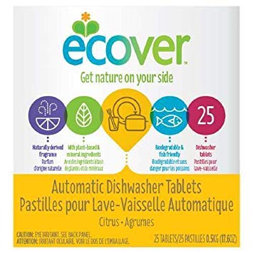 EcoverNatural Automatic Dishwashing Tablets Citrus Scent 25 Ct
