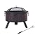 Wonder Comfort Fire Pit Set, Wood Burning FirePit with Screen, Cover and Log Poker for Outdoor and Patio, 26 inch Round Fire-Pit